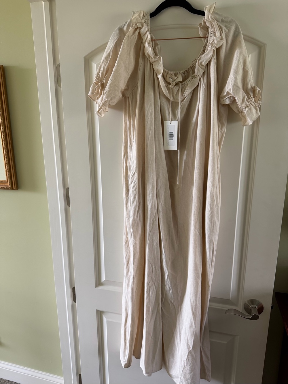 Worth Collective Linen Blend Audrey Maxi Dress